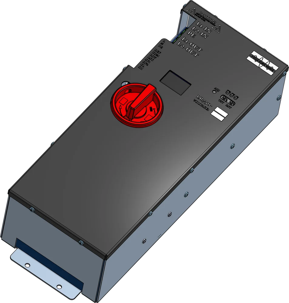 LR750 MRL enclosure for installations with limited cabinet space